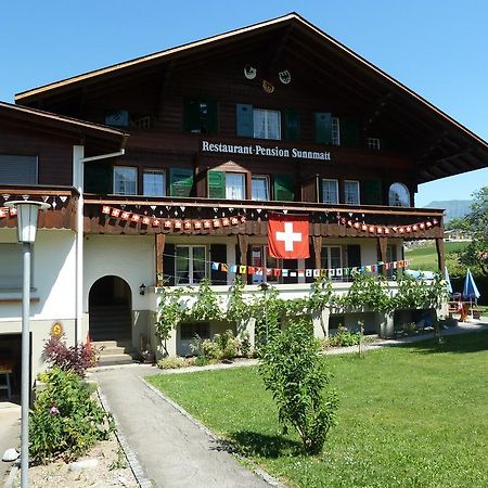 Hotel Restaurant Sunnmatt Aeschi Bei Spiez Extérieur photo
